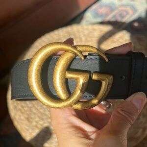 Wide GG belt fits 32-36 waist men’s (women’s size medium)